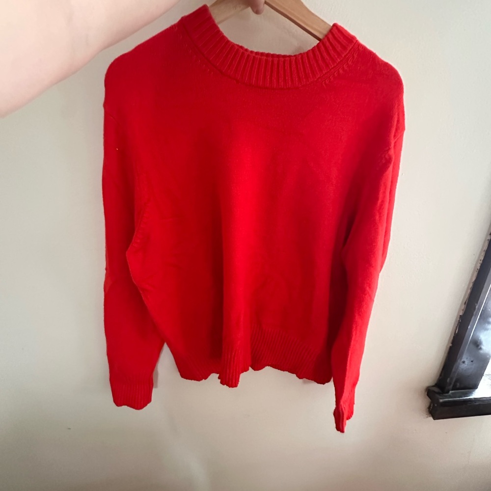Cozy Red Sweater